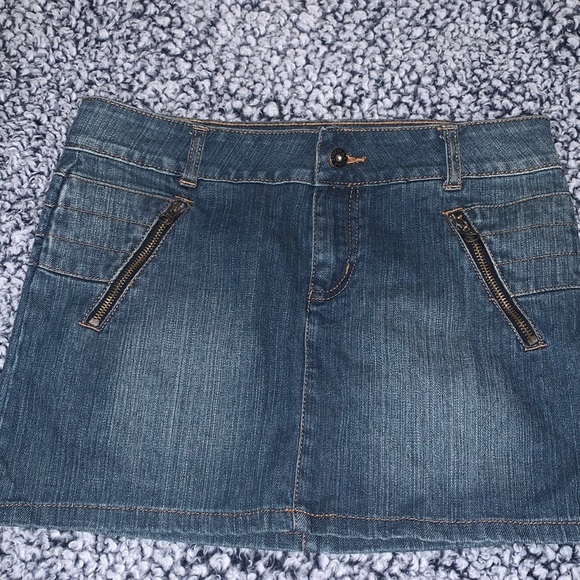 NWOT Denim mini skirt - Picture 1 of 3
